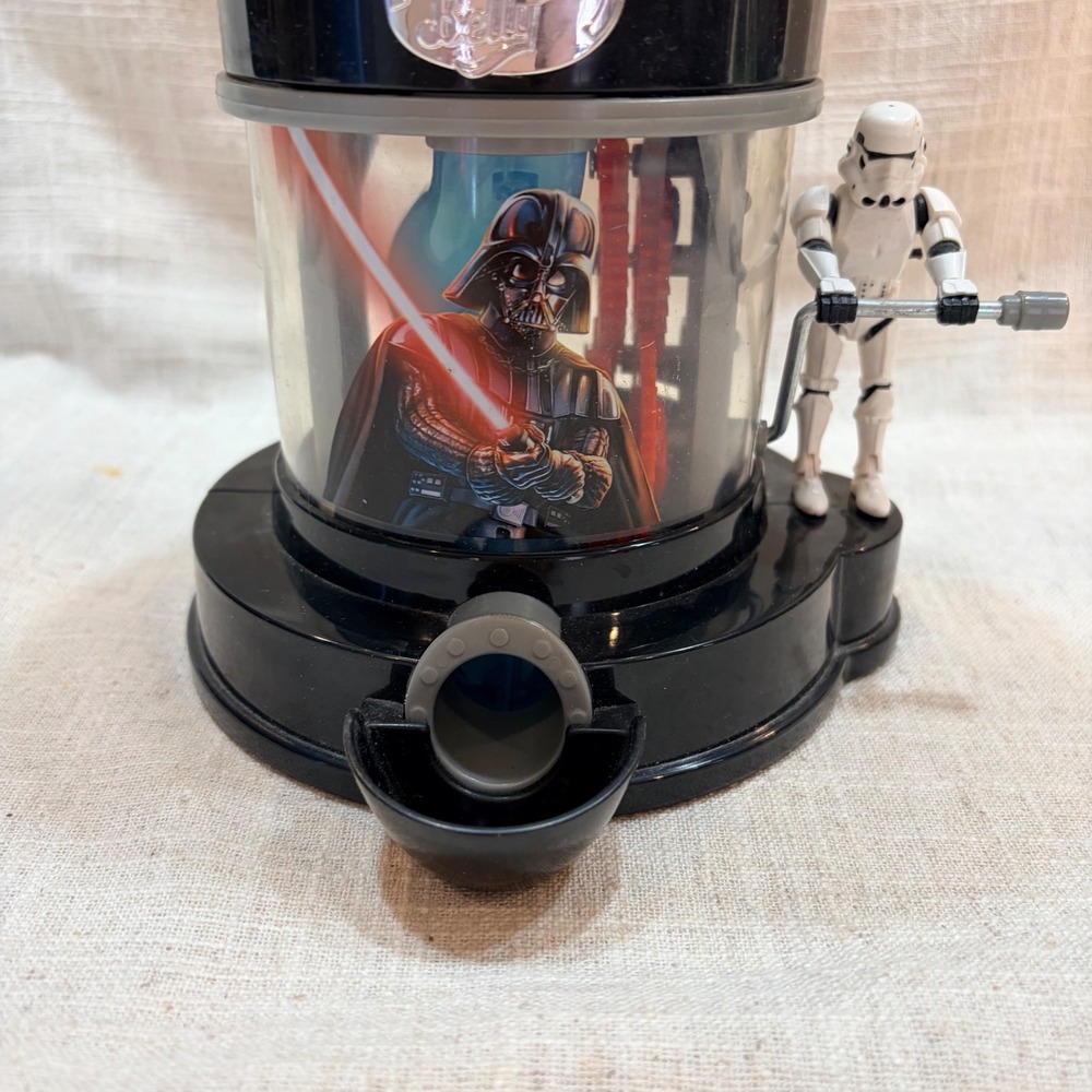 Star Wars Jelly Belly Death Star Candy Dispenser Darth Vader Stormtrooper Black - Picture 2 of 11